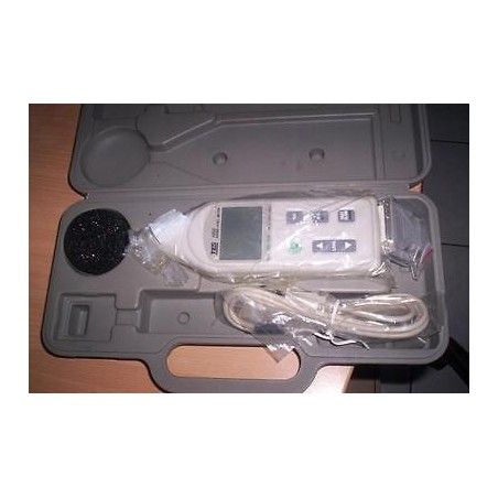 FONOMETRO DIGITAL SOUND LEVEL METER TES -1352 NUOVO CON CUSTODIA lrx