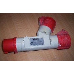 GEWISS MOLTIPLICATORE 2 PRESE STAGNO GW 64006 IP44 USATA lrx