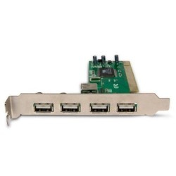 Hamlet HUSB2PCI - Scheda 4+1 porte usb 2.0