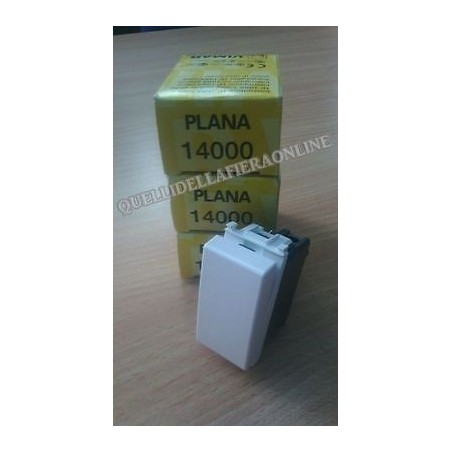 Interruttore 1P 10AX VIMAR PLANA 14000 Bianco   nuovo agx