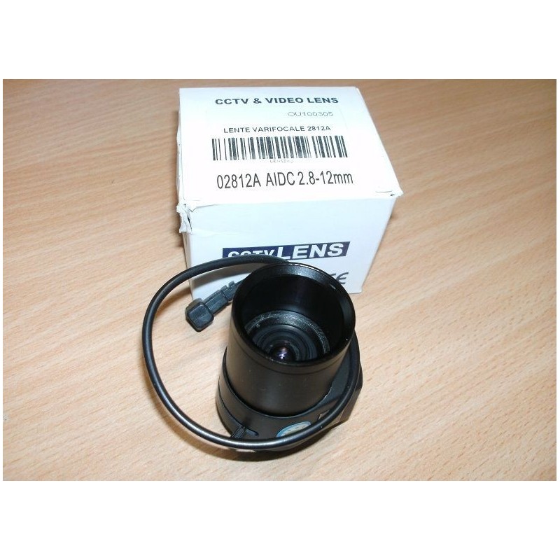 LENTE VARIFOCALE PER VIDEOSORVEGLIANZA CCTV LENS 02812A AIDC 2.8- 12mm   NUOVO
