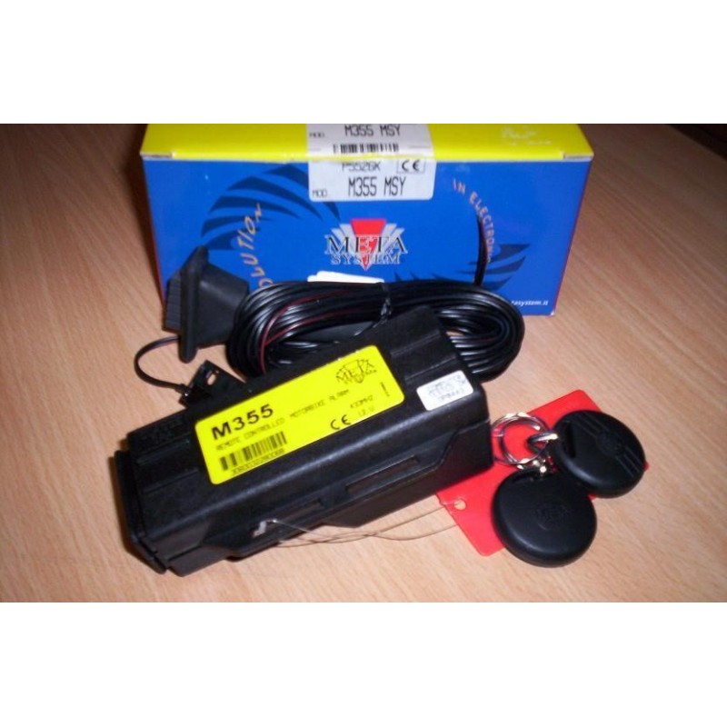 SISTEMA D'ALLARME RADIOCOMANDATO PER MOTO METASYSTEM M355 MSY (P5526K) NUOVO