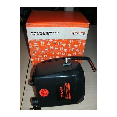 SIRENA AUTOALIMENTATA M12 LINEA ACCESSORI ALFA ROMEO  NUOVO lrx