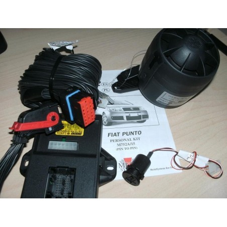 SISTEMA ALLARME MODULARE M752A/15  PIN TO PIN CABLAGGIO PER FIAT PUNTO 0050900719 NUOVO