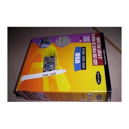 SCHEDA PCI 2 PORTE USB BELKIN F5U005EA  NUOVO lrx1.1