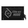 ALIMENTATORE 600W ELITE NEX N600 240V PFC ATTIVO 1-FAN 120MM