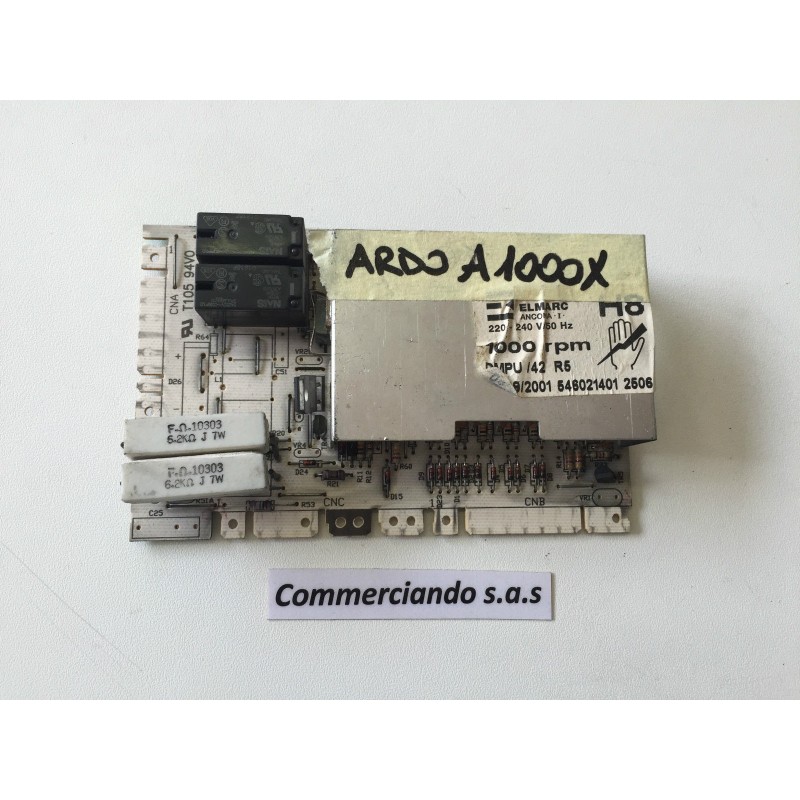 SCHEDA  PER LAVATRICE ARDO A1000X  COD. 546021401  USATO