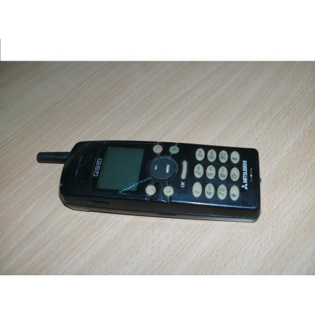 TELEFONO CELLULARE MITSUBISHI  MT11 COLORE  NERO USATO VINTAGE  lrx