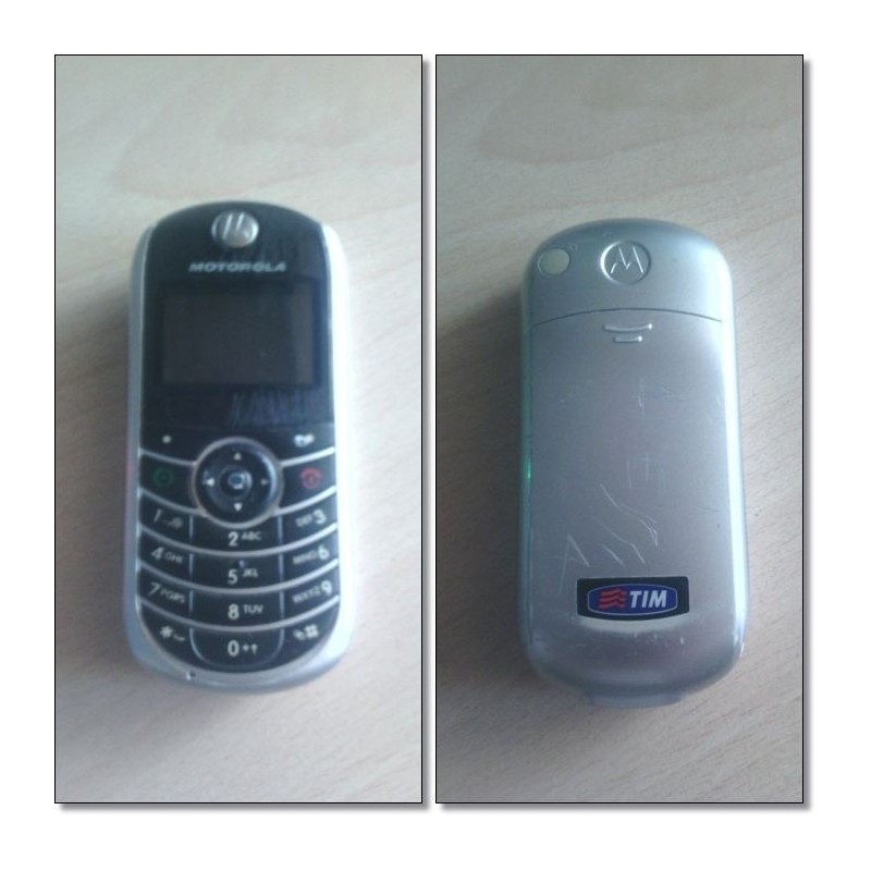TELEFONO CELLULARE Motorola C139 DA COLLEZIONE COLORE NERO GRIGIO   agx