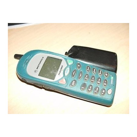 TELEFONO CELLULARE MOTOROLA MC2-41H11 USATO DA COLLEZIONE  COLORE AZZURRO lrx