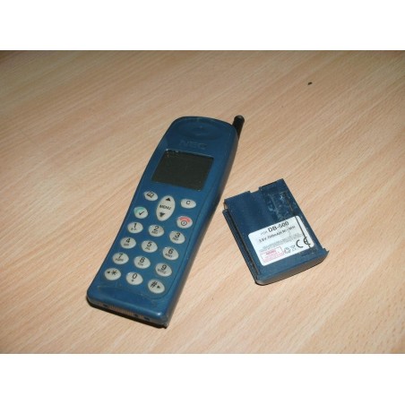 TELEFONO CELLULARE NEC DB5000 COLORE AZZURRO CON BATTERIA USATO VINTAGE  lrx