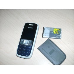 TELEFONO CELLULARE NOKIA 1209 COLORE BLU/BIANCO USATO DA COLLEZIONE  lrx