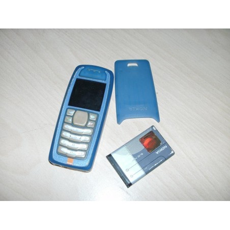 TELEFONO CELLULARE NOKIA 3100 COLORE AZZURRO/BIANCO  USATO VINTAGE lrx