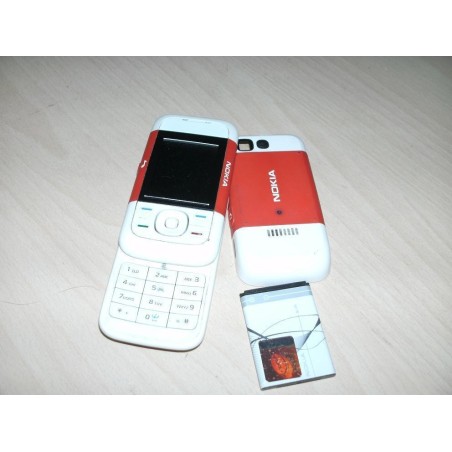 TELEFONO CELLULARE NOKIA 5200 COLORE BIANCO/ROSSO USATO DA COLLEZIONE  lrx