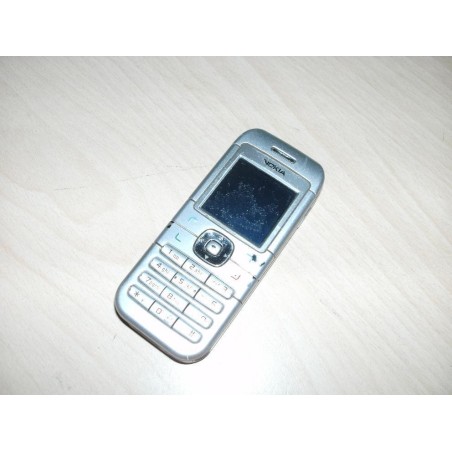 TELEFONO CELLULARE NOKIA 6030 COLORE SILVER NO BATTERIA USATO VINTAGE  lrx