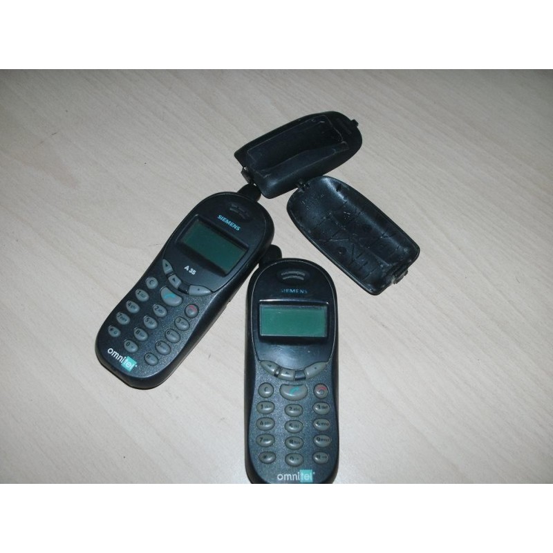 TELEFONO CELLULARE SIEMENS A 35 COLORE NERO USATO VINTAGE  lrx