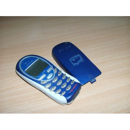 TELEFONO CELLULARE SIEMENS A 50 BIANCO/BLU  BRAND VODAFONE USATO VINTAGE  lrx
