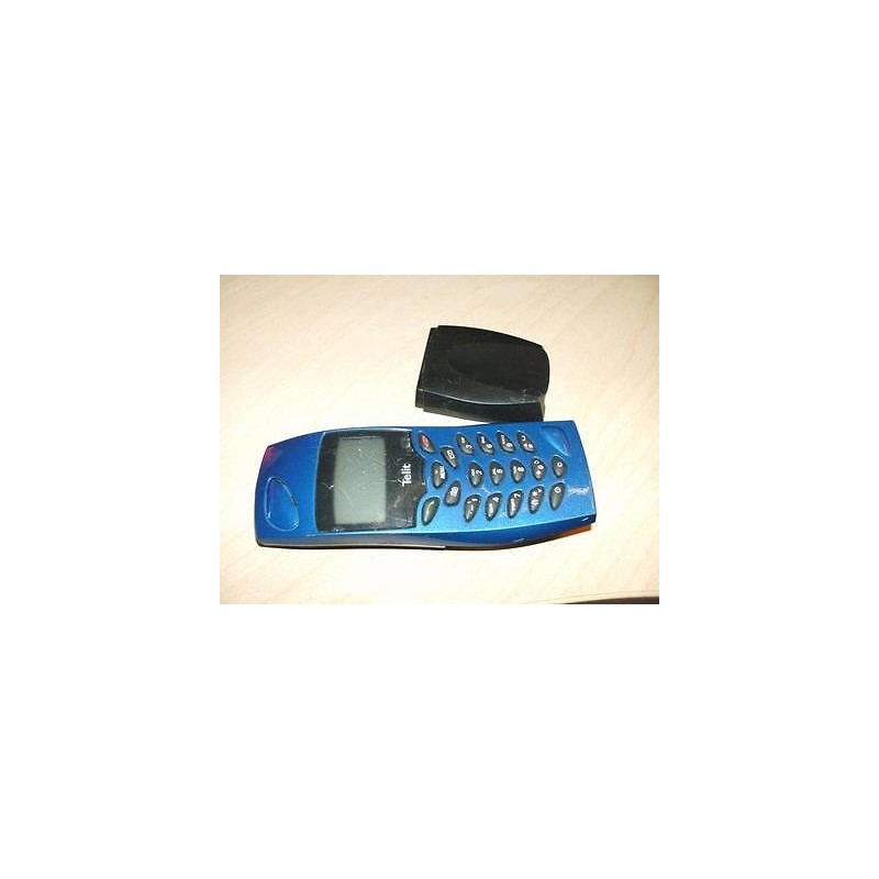 TELEFONO CELLULARE TELIT GM412 USATO PER COLLEZIONISTI  COLORE AZZURRO/NERO lrx