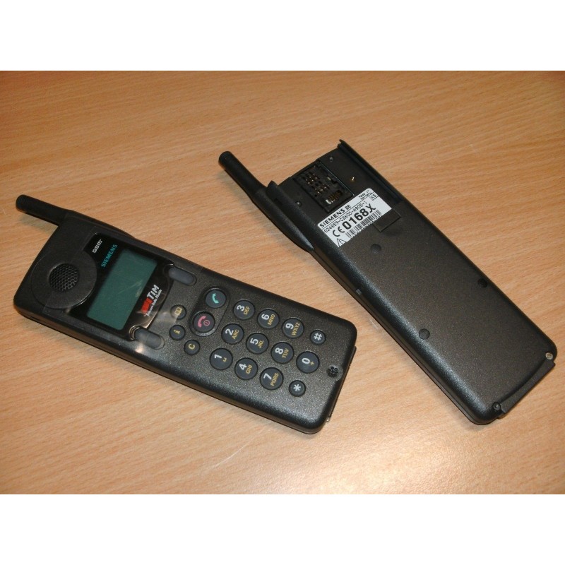 TELEFONO CELLULARE VINTAGE SIEMENS S6 NERO NUOVO SENZA BATTERIA lrx