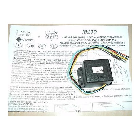MODULO RITARDATORE PER CHIUSURE PNEUMATICHE METASYSTEM M139  NUOVO lrx