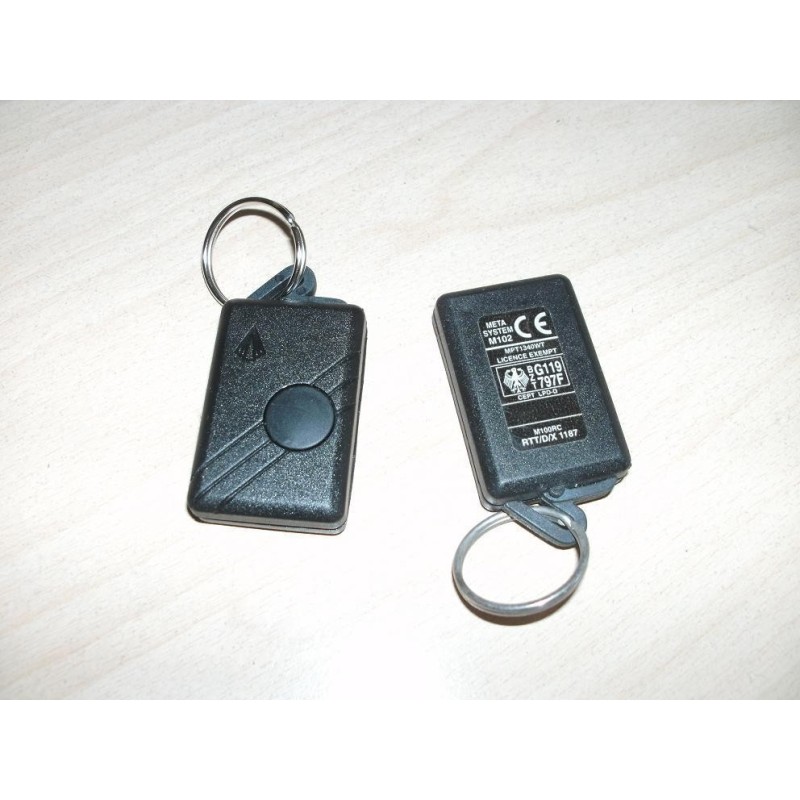 TELECOMANDO UN PULSANE PER ALLARMI METASYSTEM TX M102 /433 P62759  m100rc  NUOVO