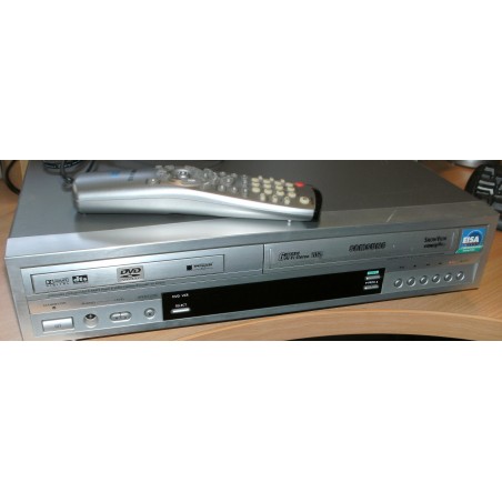LETTORE DVD E VIDEOREGISTRATORE VHS SAMSUNG SV-DVD1E CON TELECOMANDO USATO FUNZIONANTE (M47)