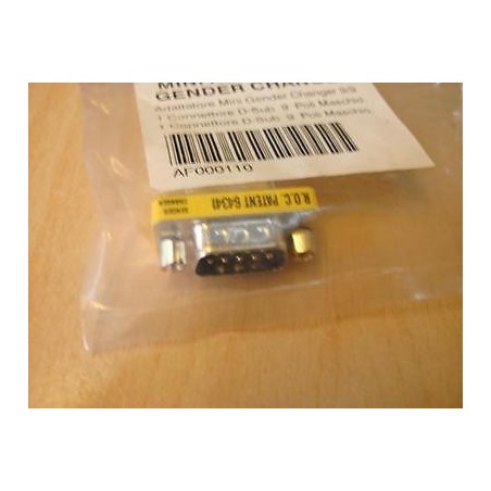MINI ADATTATORE GENDER CHANGER 9/9 MASCHIO NUOVO lrx