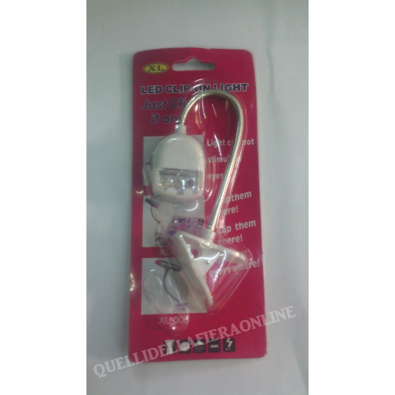 mini led clip-on light luce led bianca per Kindle 4 e Kindle Touch  nuovo  agx