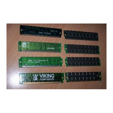 MODULO MEMORIA VARIE MANIFATTURE 9 CHIP  1MB 30 PIN  nuova lrx1g
