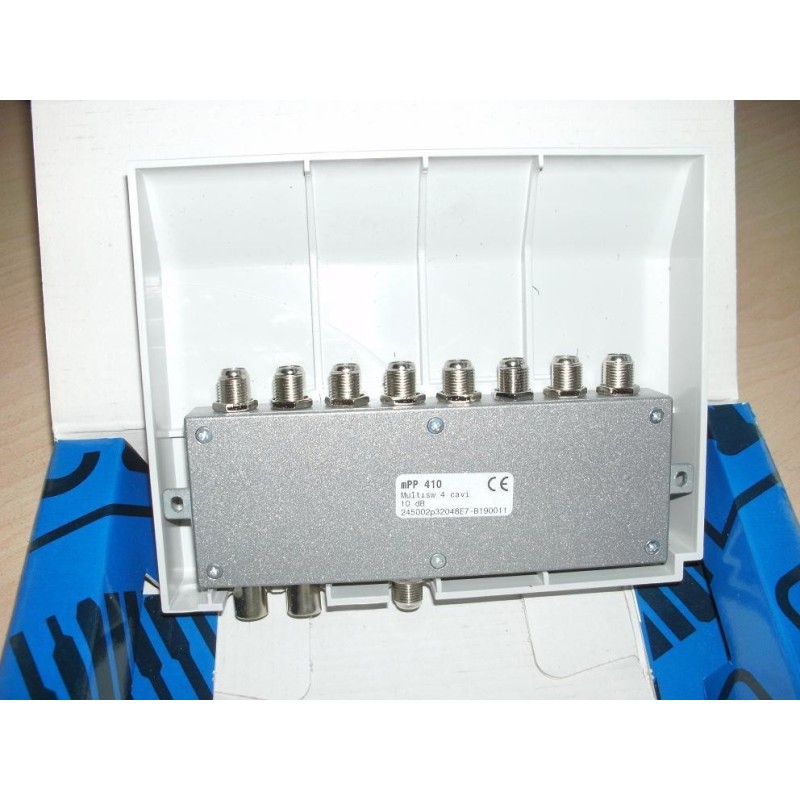 MULTISWITCH PASSAPIANO 4 CABLES 10 DB CB VICKY MPP410 NEW lrx