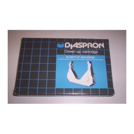 NASTRO COVER-UP CARTRIDGE DIASPRON PER OLIVETTI ET 2000 SERIES wyz lrx