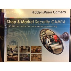 TELECAMERA A SPECCHIO CAM 16 " OTTICA SONY CCD COLOR ICHONA HIDDEN MIRROR CAMERA  NUOVO