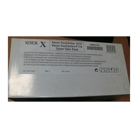 TONER CARTRIDGE ORIGINALE XEROX 006R01235 TWIN PACK  FAX CENTRE 1012 / F116 lrx