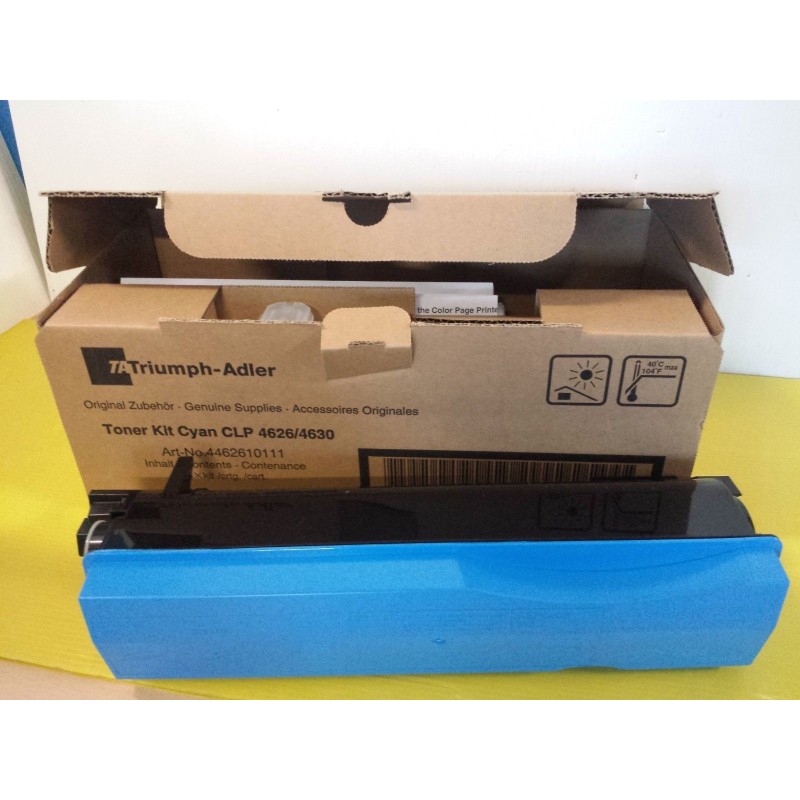 TRIUMPH-ADLER TONER KIT CIANO CLP 4626/4630  ART. 4462610111  NUOVO ORIGINALE