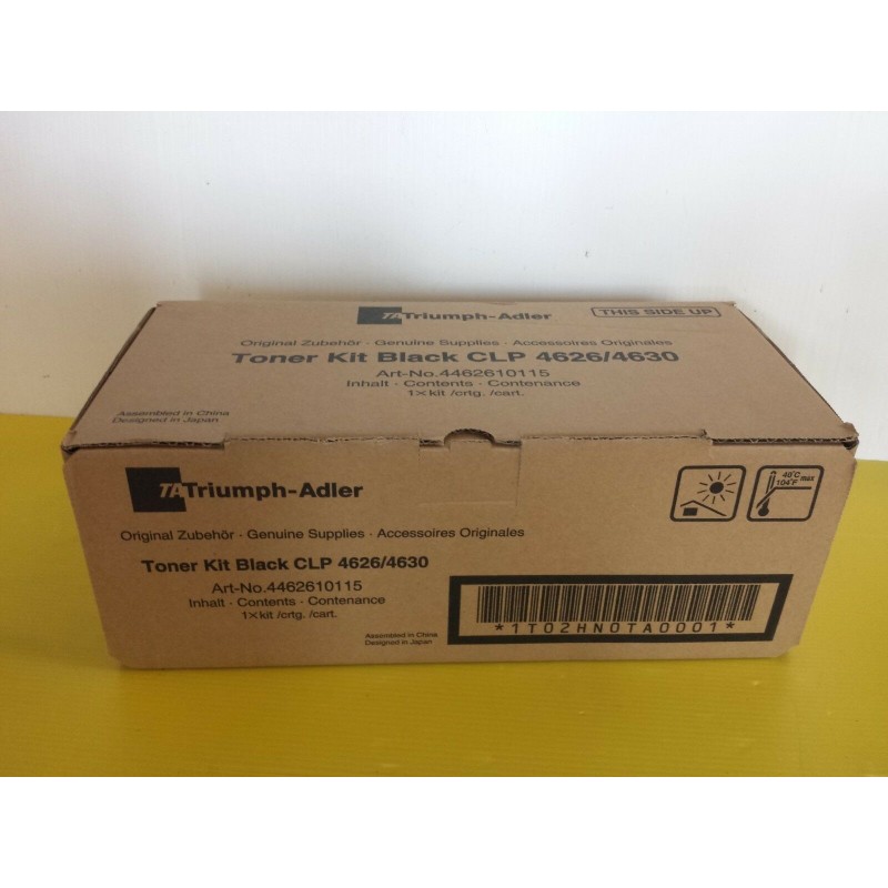 TRIUMPH-ADLER TONER KIT NERO CLP 4626/4630  ART. 4462610115   NUOVO ORIGINALE