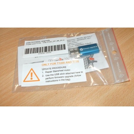 UNITA' FLASH USB CON AGGIORNAMENTO FIRMWARE PER STAMPANTI HP DJ T1200/T770 lrx