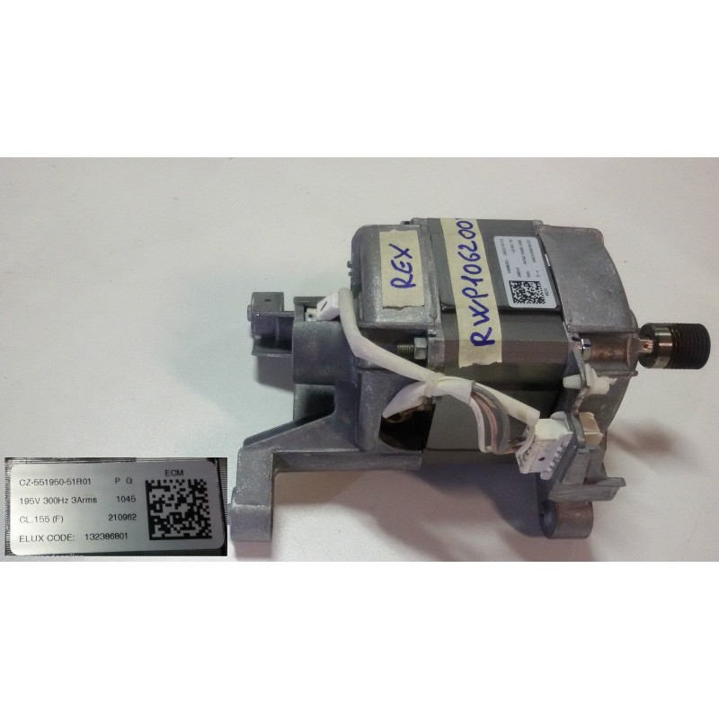 MOTORE  COD. 132386801 PER LAVATRICE REX RWP 106200 W usato agx
