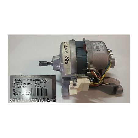 MOTORE  COD. 132798500 PER LAVATRICE REX RWP 107200 W usato agx