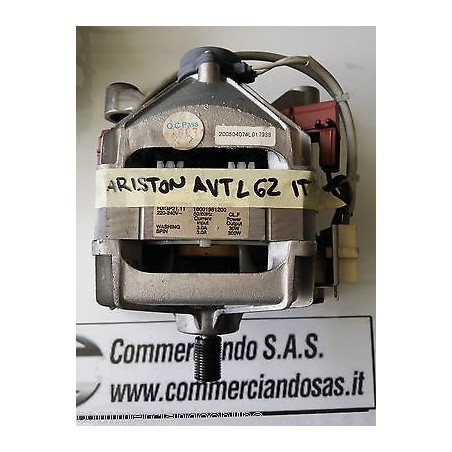 MOTORE COD. 16001981200 PER LAVATRICE ARISTON AVTL 62 (IT) USATO agx
