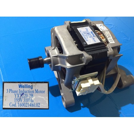 MOTORE COD. 160021480.02 PER LAVATRICE INDESIT PWE 71272 W USATO agx