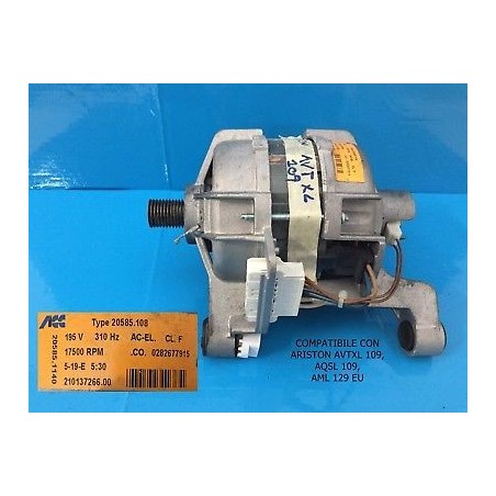 MOTORE COD. 210137266.00 PER LAVATRICE ARISTON AVTXL 109 - usato agx