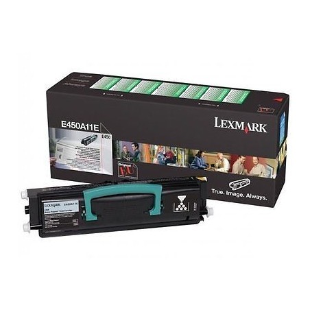 TONER LEXMARK ORIGINALE NERO E450A11E    nuovo agx