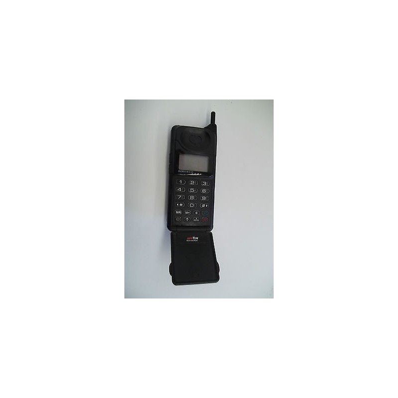 CELLULARE MOTOROLA MICRO TAC VIP MARCHIATO TIM NERO VINTAGE DA COLLEZIONE - agx