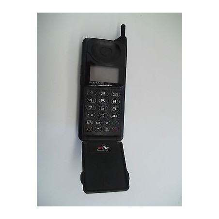 CELLULARE MOTOROLA MICRO TAC VIP MARCHIATO TIM NERO VINTAGE DA COLLEZIONE - agx