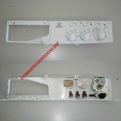 FRONTALE LAVATRICE INDESIT WI105 COMPLETO DI TIMER 16001763900 E SELETTORI agx