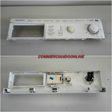 FRONTALE PER LAVATRICE ZEROWATT ZL 61 + SCHEDA LED COMANDI 41018297 usato agx