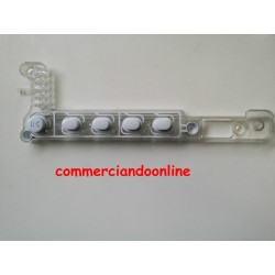 KIT 5 PULSANTI PER MASCHERINA PER LAVATRICE INDESIT IWC 6103 (EU) USATO VLX