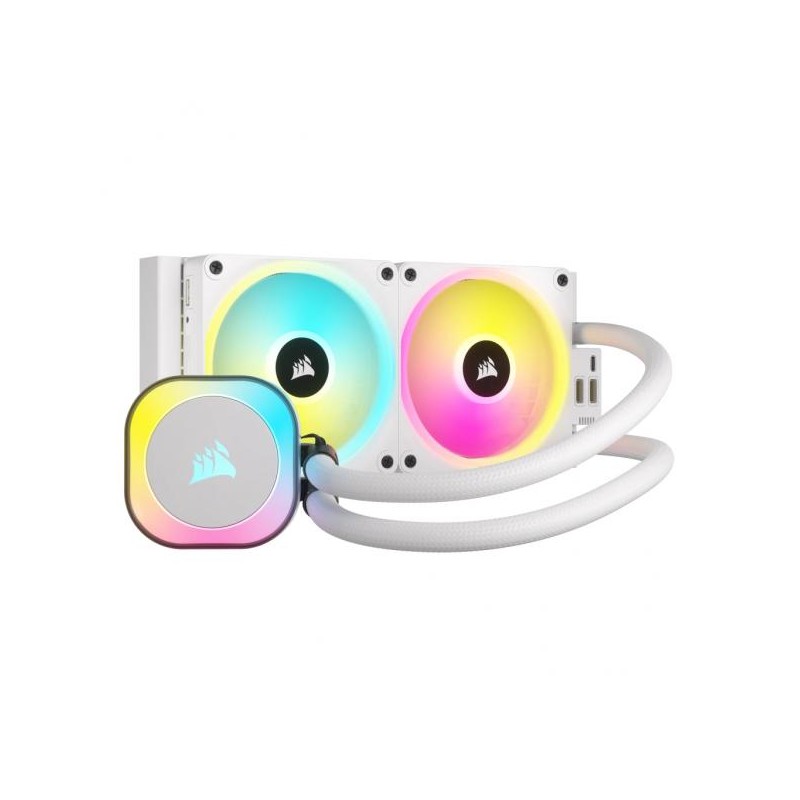 Cooler Corsair iCUE H100i RGB AIO White - Wasserk?hlung CW-9061005-WW