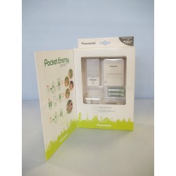 CARICABATTERIA PANASONIC POCKET ENERGY BQ-600 CON USB nuovo   vlx