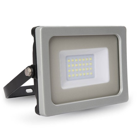 V-TAC VT-4922 FARETTO LED SMD 20W ULTRA SOTTILE DA ESTERNO COLORE GRIGIO E NERO